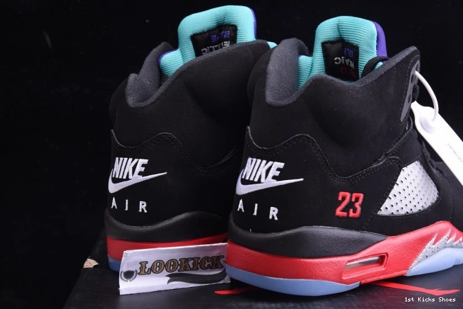 1st Kicks Jordan Top Air 5 CZ1786-001 3 0704